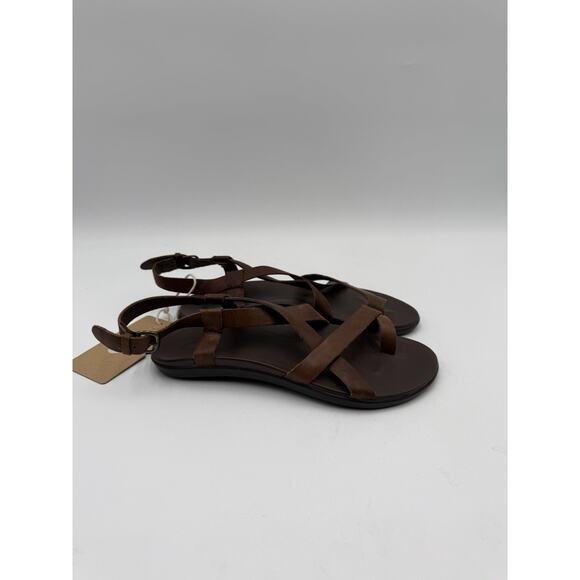 Olukai UPENA Women's NEW Sandal Kona Coffee US Size 6 - Picture 4 of 6